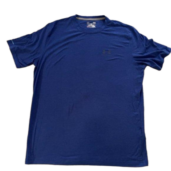 Under Armour Other - Under Armour Heat Gear Short Sleeve Blue T-shirt Size Large